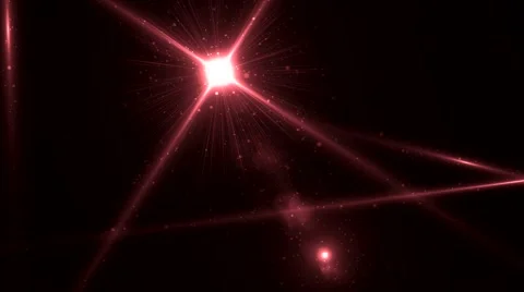 Red star animation. Video stock 52097832