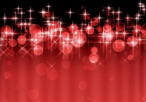 Red star background Stock Illustration