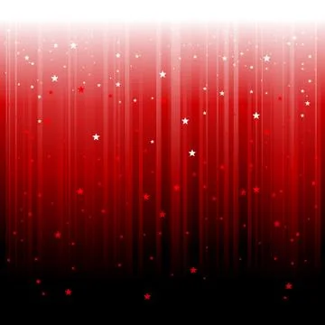 Red star background Stock Illustration