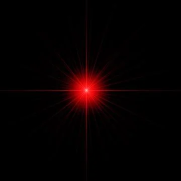 Red star black background 스톡 일러스트