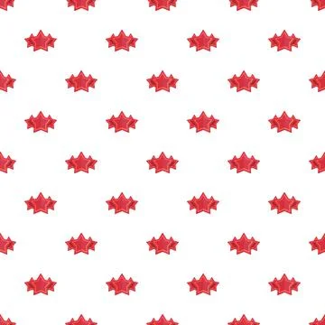Red star clusters repeating seamless pattern background 스톡 일러스트