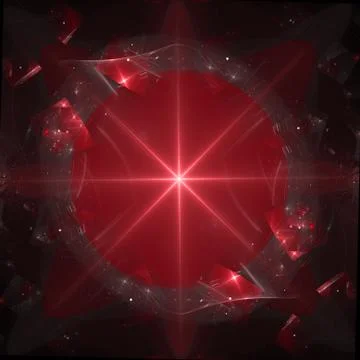 Red star of david Stock Illustration