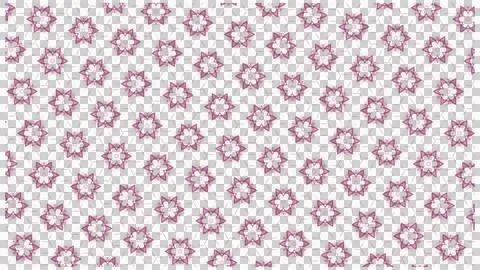 Red Star Decorative Pattern on White Background 스톡 일러스트