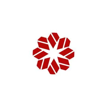 Red Star Diamond Logo Template Illustration Design. EPS 10. Stock Illustration