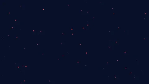 Red star field for night sky winter visuals. Professional holiday motion Stockbeeldmateriaal 342624693