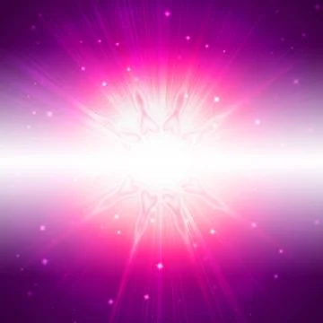 Red star flash Stock Photos