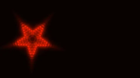 Red star Stock Footage 8913792