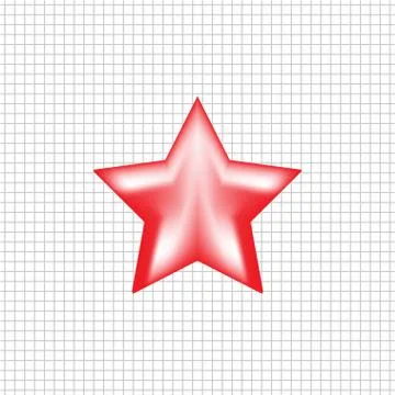 Red star icon Stock Illustration