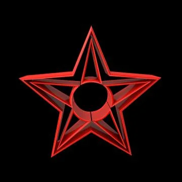 Red star Stock Illustration