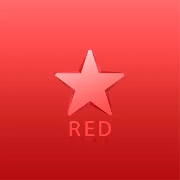 Red Star logo Stock Illustration