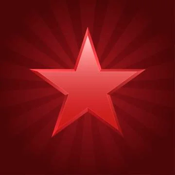 Red Star logo Stock Illustration