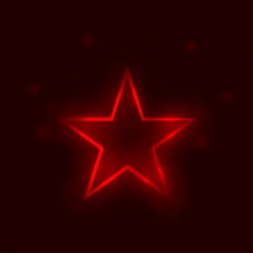 Red Star logo Illustrazione stock