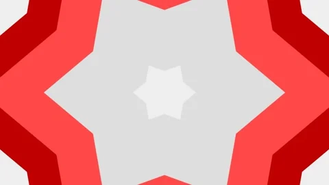 Red star opening motion graphic background Stockbeeldmateriaal 124427209