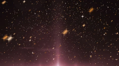 Red star particles. Stock-Footage 61468373