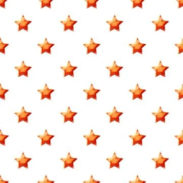 Red star pattern Illustrazione stock