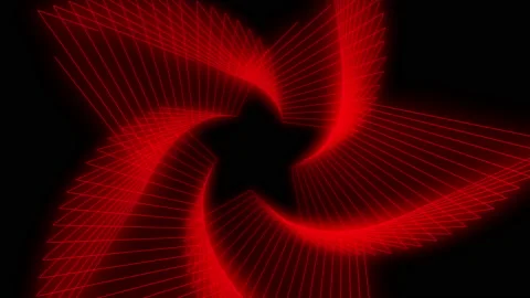 Red Star rotation Background Stock Footage 139849361