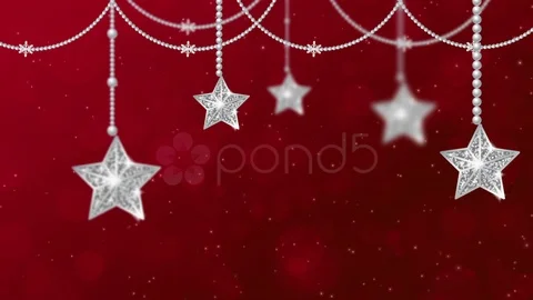 Red Star SliverHanging Stock Footage 105359862