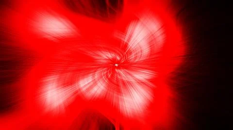 Red star splash in deep space Stock Illustration