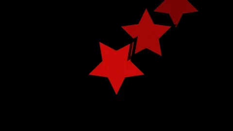 Red star swirl Stock Footage 99445147