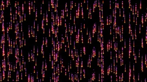 Red star trails Stock Footage 79805547