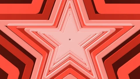 Red Star Tunnel Move Stock Footage 100038411