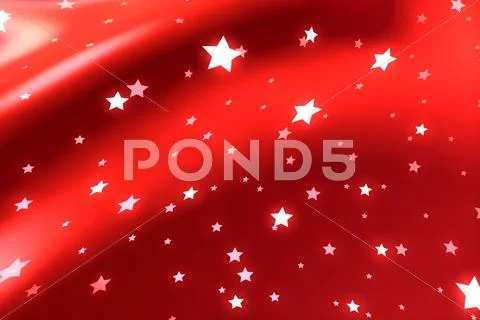 Red Stars Background