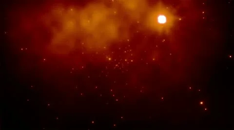 Red stars sk Stock Footage