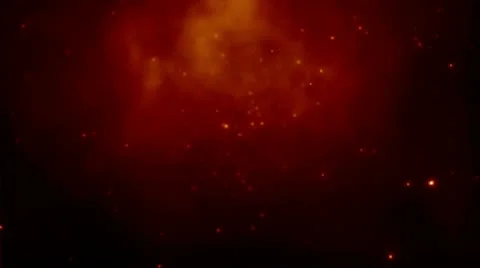 Red stars sky Video stock 10571491