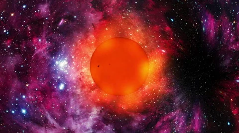 Red Star/Sun Stock Footage 54763254