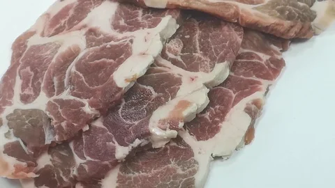 Red steak beef cup Vídeo Stock 102726354