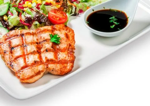 Red steak Stock Photos