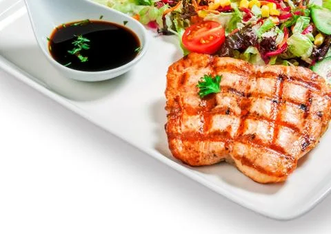 Red steak Foto stock