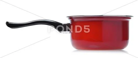 Red stewpot Stock Photos