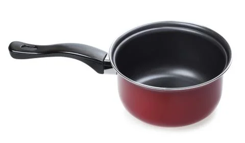 Red stewpot Foto stock