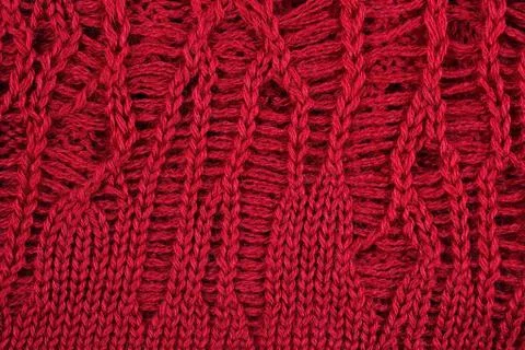 Red stockinet background Stock Photos