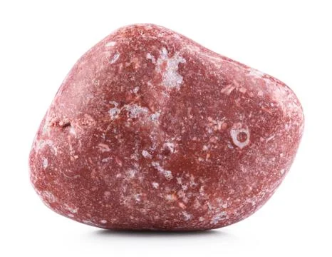 Red stone isolated Stock Photos