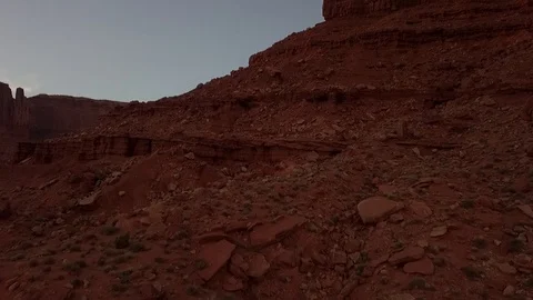 Red stone mountains Видео 91592542