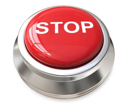 Red Stop Button. Stock Illustration