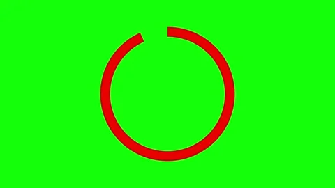 Red stop cross x ban cancel prohibited icon animation on green background. Stock Footage 317368187