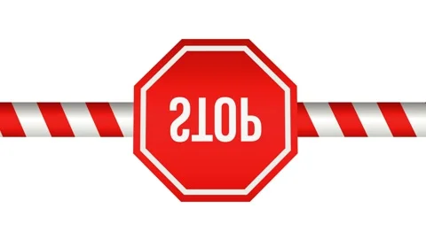 Red stop sign Stock Footage 273878546