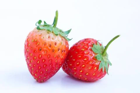Red strawberries Stock Photos