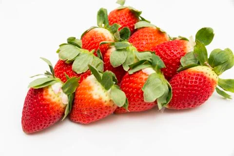 Red strawberries Stock Photos