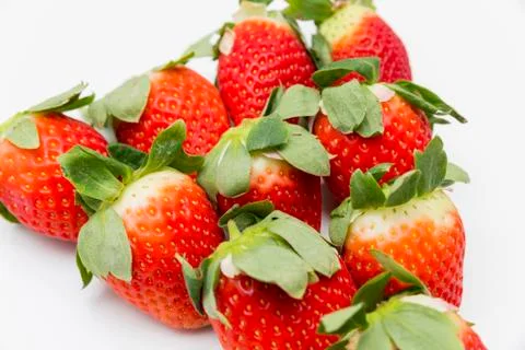 Red strawberries 写真素材