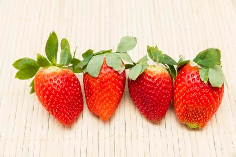 Red strawberries 写真素材