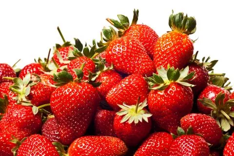 Red strawberries Stock Photos