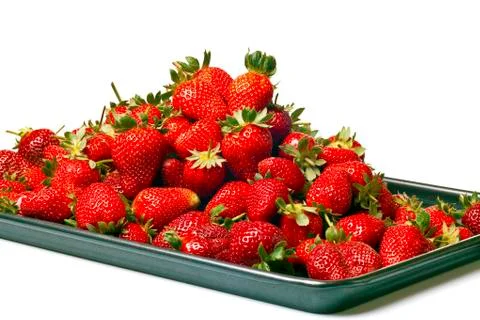Red strawberries Stock Photos