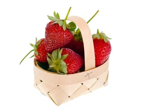 Red strawberries Stock Photos