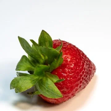 Red strawberries on the table Stock Photos