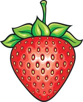 Red strawberry Stock Illustration