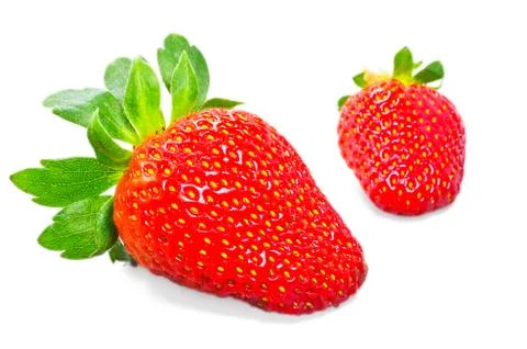Red strawberry Stock Photos